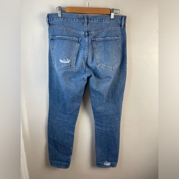 AGOLDE Feel Good Jamie High Rise Classic Jeans Size 29” Straight Leg Light Wash - Picture 3 of 14